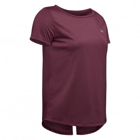 Under Armour Shirt Damen UA Whisperlight 1344469-569 S Level Purple/Metallic Silver | S