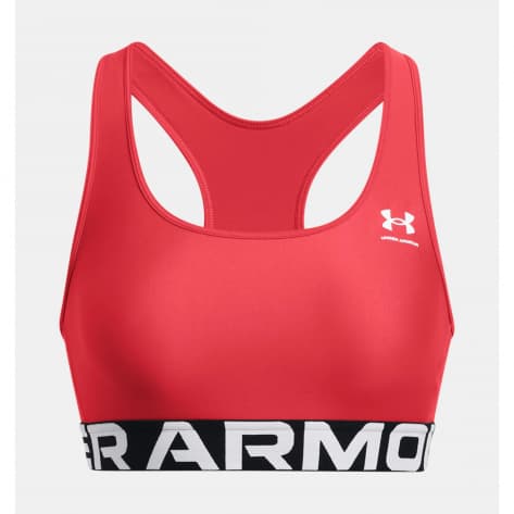 Under Armour Damen Sport BH UA HG Authentics Mid Branded 1383544-814 S Red Solstice | S