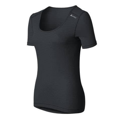 Odlo Damen Shirt s/s crew neck CUBIC 140481-93090 XL ebony grey - black | XL
