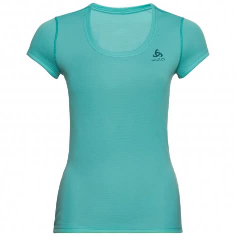 Odlo Damen Shirt Active F-Dry Light Eco Baselayer Top Crew Neck S/S 141161 