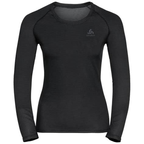 Odlo Damen Shirt Active F-Dry Light Eco Baselayer Top Crew Neck L/S 141191 