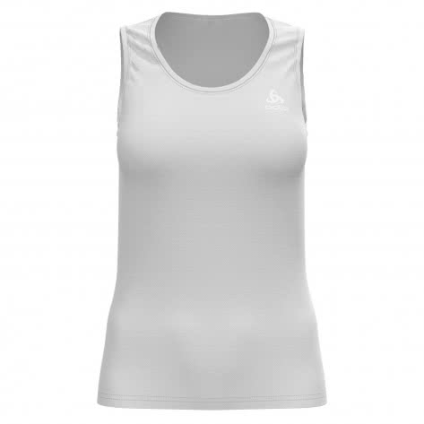 Odlo Damen Unterhemd Active F-Dry Light Eco Baselayer Top Crew Neck Singlet 141291-10000 L White | L