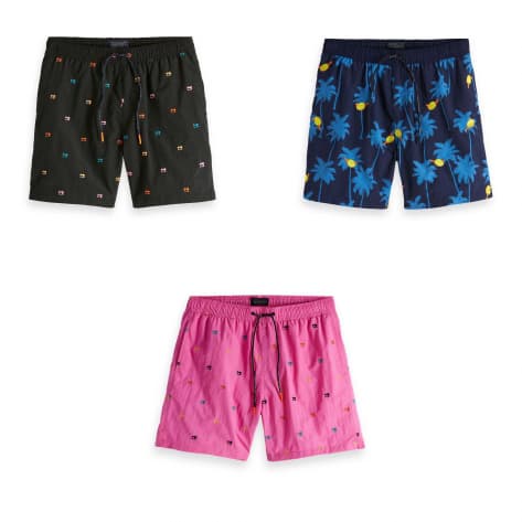 Scotch & Soda Herren Badeshorts mit Allover Print 148558 