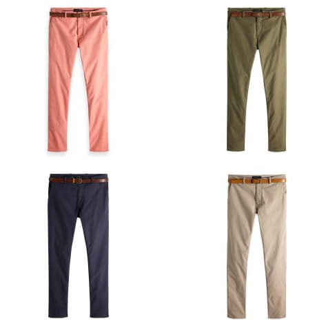Scotch & Soda Herren Hose Warren - Classic Garment Dyed Chino 148771 