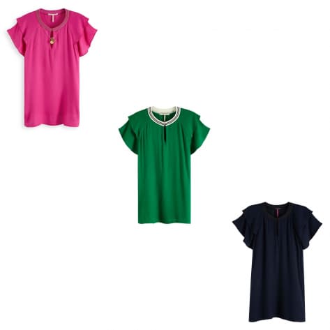 Maison Scotch Damen Top Rayon Top With Sporty Rib 149820 