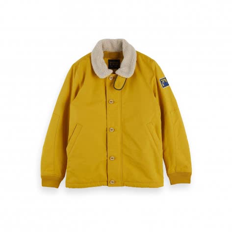 Scotch & Soda Herren Jacke short teddy collar jacket 152000-3190 XXL Sunflower yellow | XXL