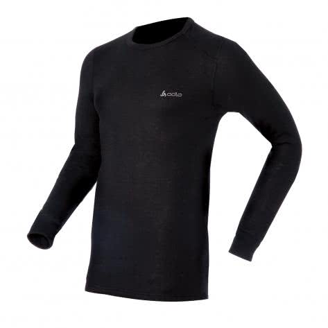 Odlo Herren Shirt l/s crew neck WARM 152022-15000 L black | L