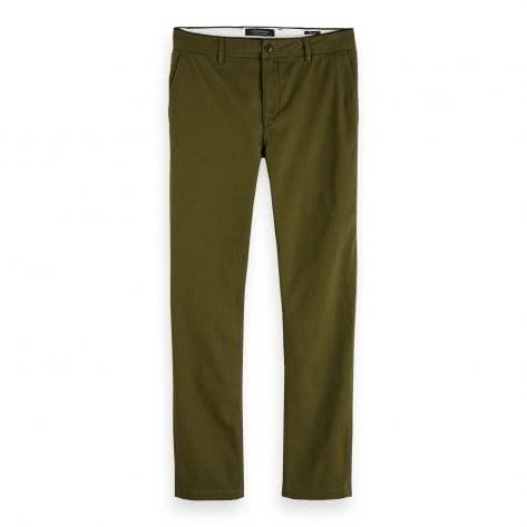 Scotch & Soda Herren Hose Stuart Chino Cord Quality 152064-0360 31/32 Military | 31/32