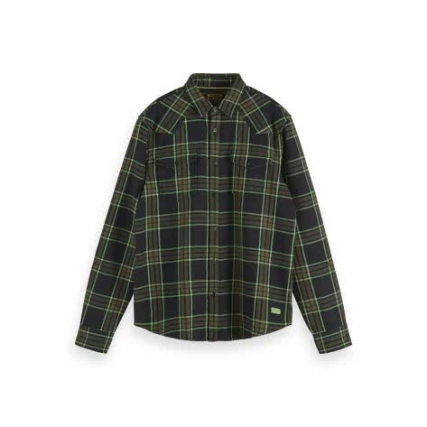 Scotch & Soda Herren Langarmhemd Western Shirt 152189-0219 M Combo C | M