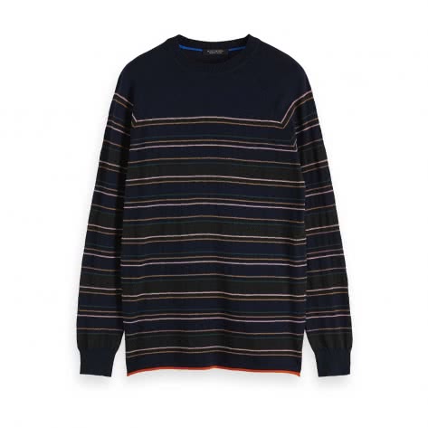 Scotch & Soda Herren Pullover Crewneck Placement Stripes 152371 