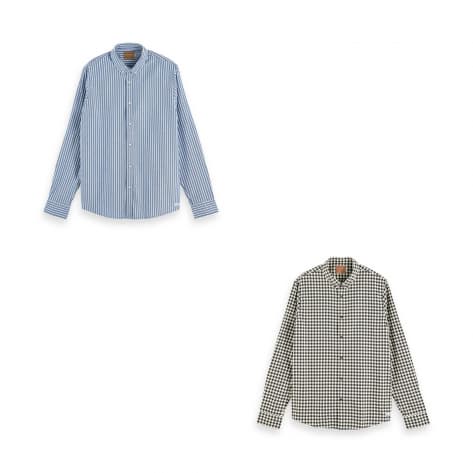 Scotch & Soda Herren Hemd Button Down Oxford Shirt 153540 