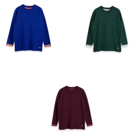 Scotch & Soda Herren Pullover Reversible Knitted Pull 153642 