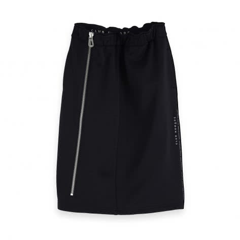 Maison Scotch Damen Rock Sweat Zipped Skirt 153749-0008 M Black | M