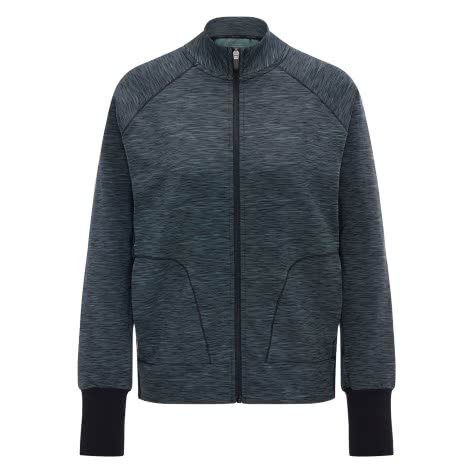 Venice Beach Damen Sweatjacke Base DAOH 15378-76 S AOP stripe mel. balsam green | S