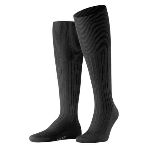 Falke Herren Socken Bristol Pure Kniestrümpfe 15415-3000 39-40 Black | 39-40
