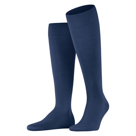 Falke Herren Socken ClimaWool Kniestrümpfe 15468-6000 45-46 Royal Blue | 45-46