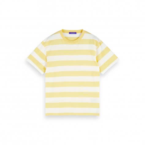 Scotch & Soda Herren T-Shirt Block Stripe Clean Tee 155402 