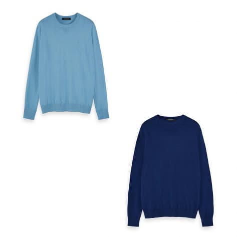 Scotch & Soda Herren Pullover Classic Crewneck Pull 155476 
