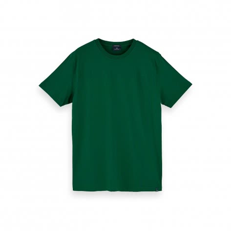 Scotch & Soda Herren T-Shirt Organic Tee 156808-1156 M Jungle Green | M