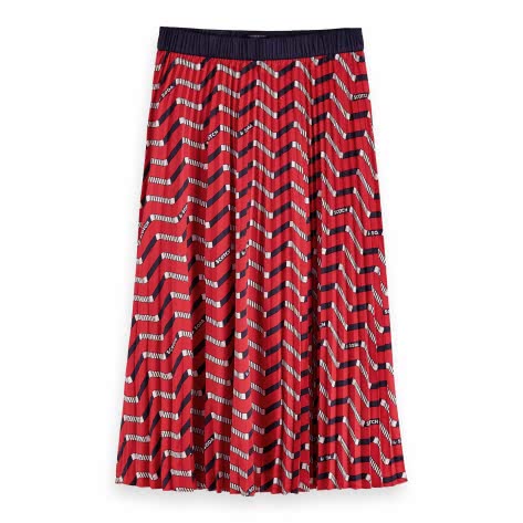 Maison Scotch Damen Rock Allover Print Plisse Skirt 157009-0218 XS Combo B | XS