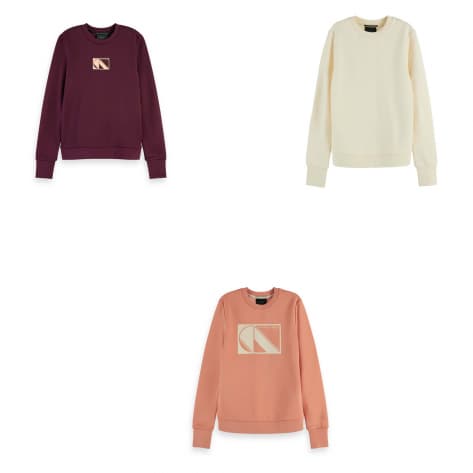 Maison Scotch Damen Sweathirt Club Nomade Basic Sweat 157040 