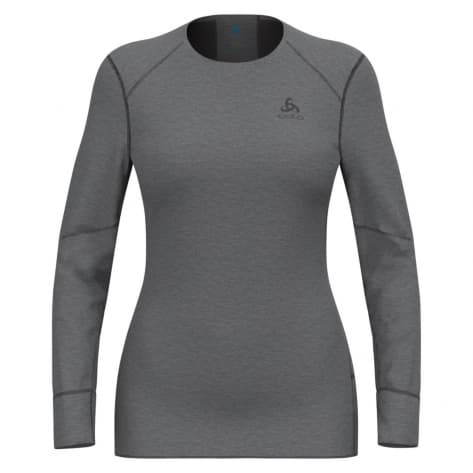 Odlo Damen Shirt Active X-Warm Eco Baselayer Top Crew Neck L/S 159221-10183 L Odlo Steel Grey Melange | L