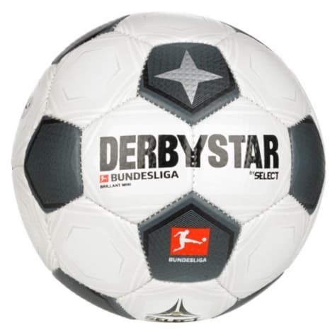 Derbystar Mini-Fussball 2. Bundesliga Brillant Mini Classic v24 24/25 4310000024 Weiß/Schwarz | 47 cm