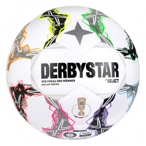 Derbystar Fussball DFB-Pokal Brillant Replica v26 26/27 1842500026 5 Weiss/Mehrfarbig | 5