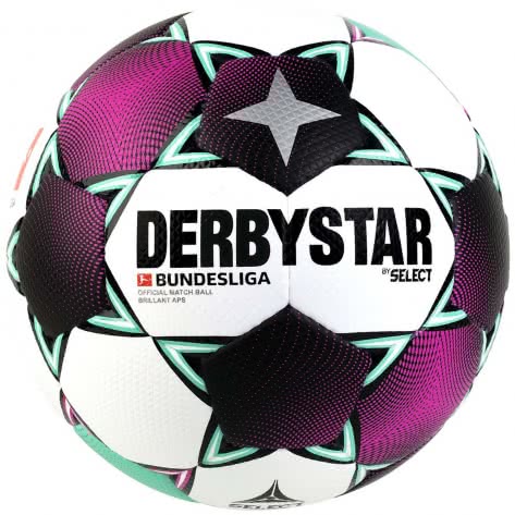 Derbystar Fussball Bundesliga 2020 21 Brillant Aps 1804500020 Weiss Magenta Mint 5 Cortexpower De