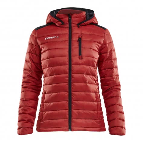 Craft Damen Steppjacke Isolate Jacket 1905994-1430 XS Bright Red/Black | XS