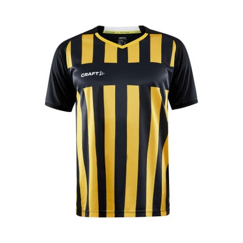Craft Herren Trikot Progress 2.0 Stripe Jersey 1910175-999552 S Black/Sweden Yellow | S