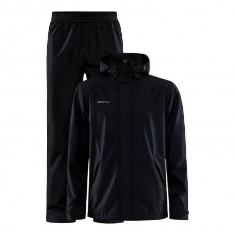 Craft Herren Regenjacke+Hose Core Explore Rain Set M 1910994-999000 S Black | S