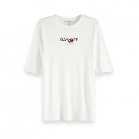 Maison Scotch Damen T-Shirt Short Sleeve 150162 
