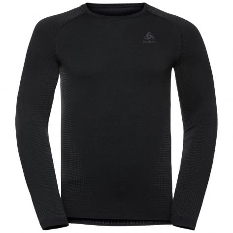 Odlo Herren Shirt Performance Warm Eco Baselayer Top Crew Neck L/S 196192-60212 S Black-New Odlo Graphite Grey | S