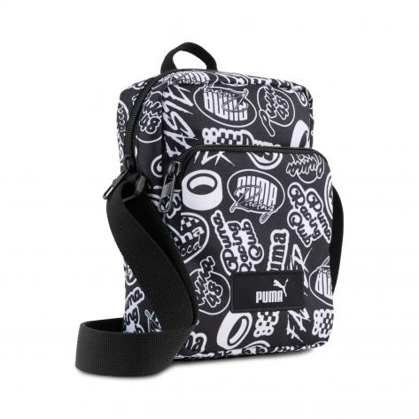 Puma Umhängetasche Academy AOP Portable 091489-08 PUMA Black-Turbo AOP | One size