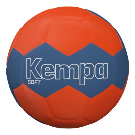 Kempa Kinder Handball Soft 200189405 Ice Grau/Fluo Rot | One size