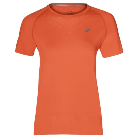 Asics Damen T-Shirt Seamless SS Top 2012A019-700 L FLASH CORAL | L