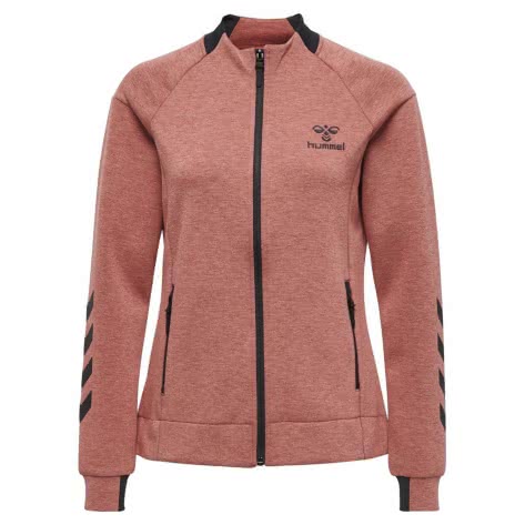 Hummel Damen Sweatjacke Clio Zip Jacket 201671-3499 XS Mineral Red Melange | XS