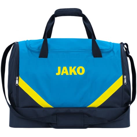 Jako Sporttasche Iconic mit Bodenfach 2024-444 S Jako Blau/Marine/Neongelb | S