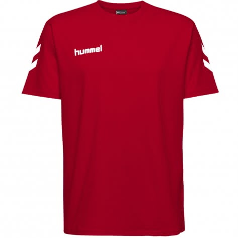 Hummel Herren T-Shirt Go Cotton T-Shirt S/S 203566-3062 S True Red | S