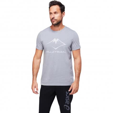 Asics Herren Trainingsshirt Fuji Trail Tea 2031C160-021 XL Graphite Grey | XL