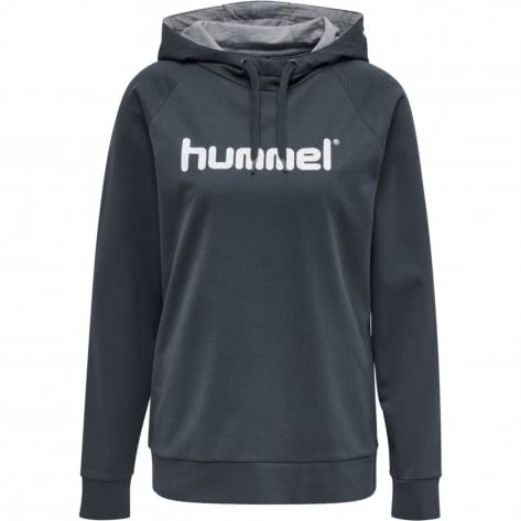 Hummel Damen Kapuzenpullover Go Cotton Logo Hoodie Woman 203517 