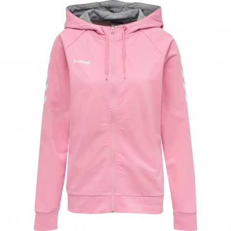 Hummel Damen Sweatjacke Go Cotton Zip Hoodie Woman 204232-3257 XS Cotton Candy | XS