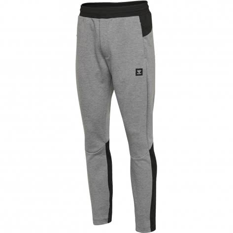 Hummel Herren Trainingshose Tropper Tapered Pants 206273-2006 S Grey Melange | S