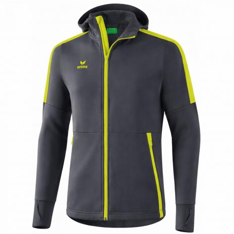 erima Kinder Softshelljacke 2062007 140 Dark Grey/Bio Lime | 140