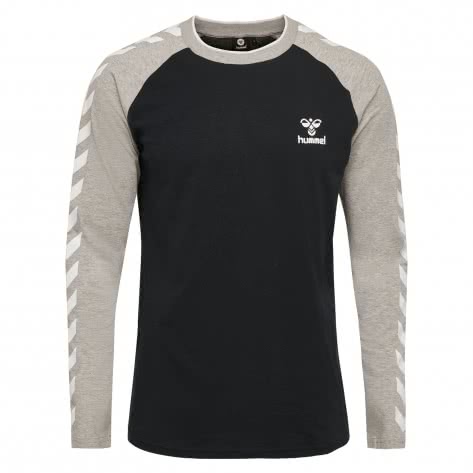 Hummel Herren Langarmshirt Mark 206409-2001 S Black | S
