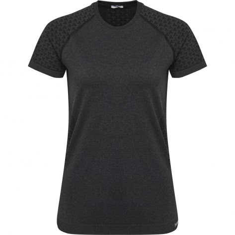 Hummel Damen T-Shirt CI Seamless T-Shirt S/S 206507-1502 XL-XXL Black Melange | XL-XXL