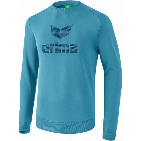 erima Herren Pullover Essential Sweatshirt 2071813 XXL Niagara/Ink Blue | XXL