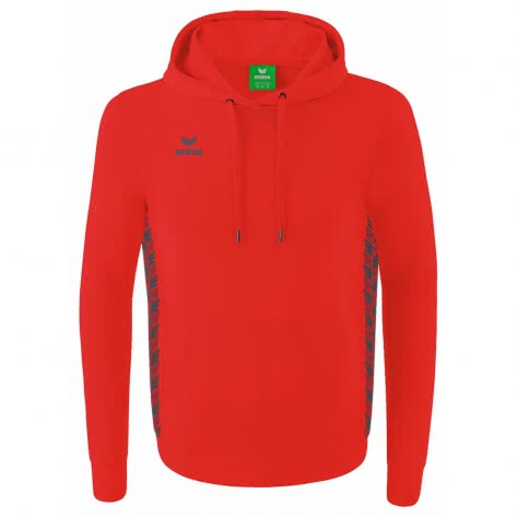 erima Kinder Kapuzenpullover Essential Team 2072209 152 Rot/Slate Grey | 152
