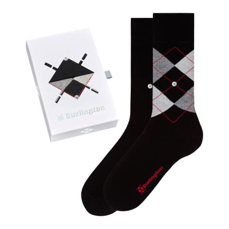 Burlington Herren Socken Basic Gift Box Mixed 2Pack 20902 